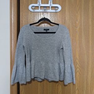 Express Bell Sleeve Peplum Sweater